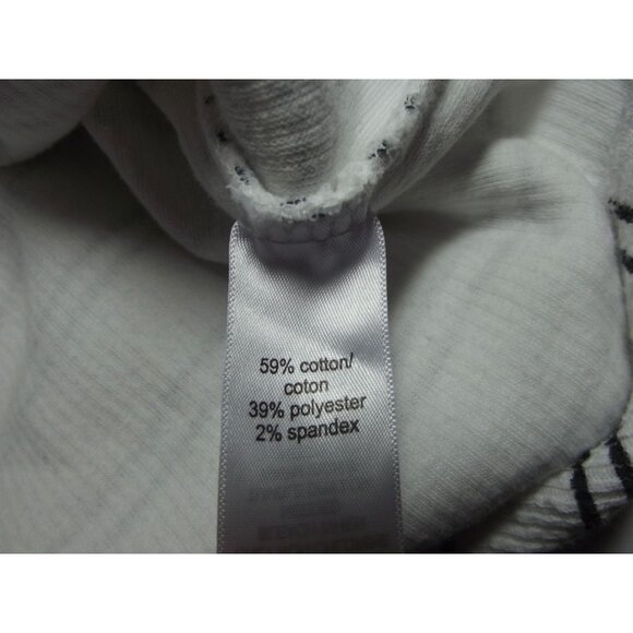 Maurices Sweatshirt Womens 3X Black White Long Sleeve Striped Textured Crew Top - Picture 9 of 10